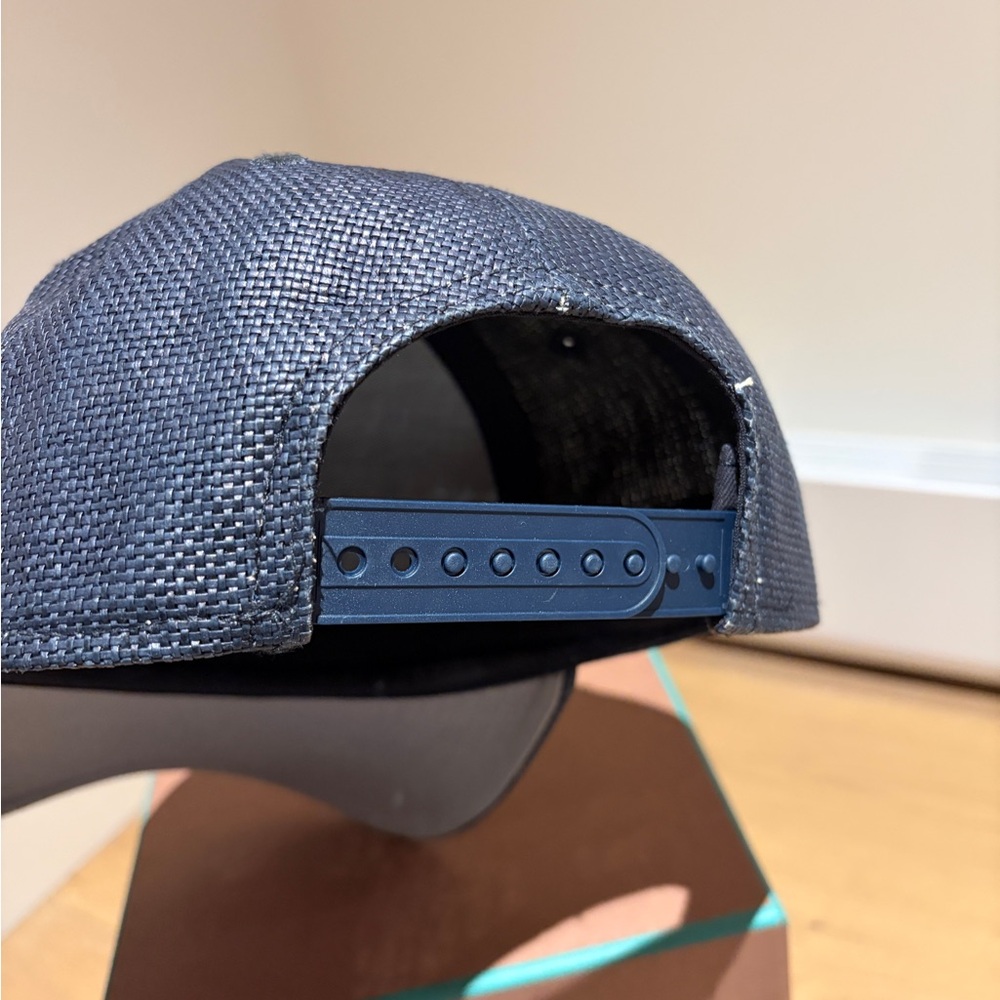 New Era X Kith Navy Raffia Baseball Cap - Picture 3 of 6